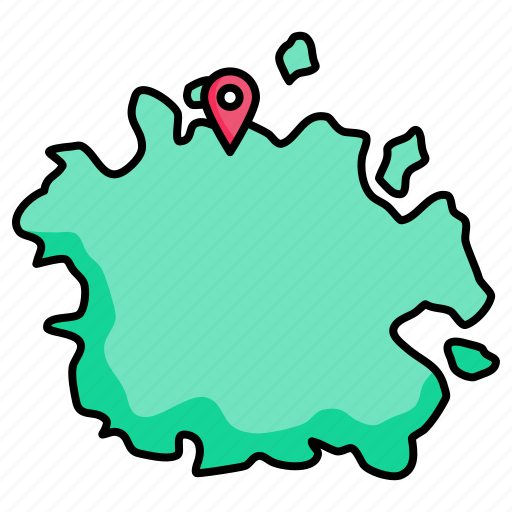 Federation, micronesia, map, world, country, geography, continent icon - Download on Iconfinder