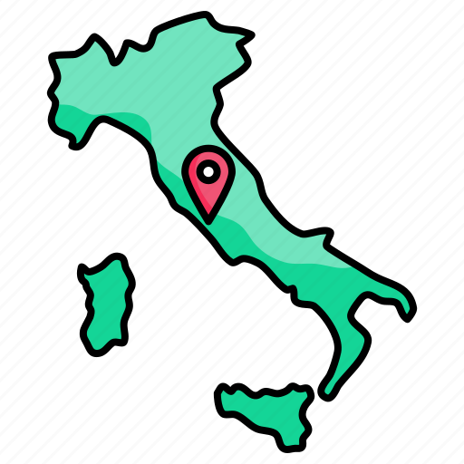 Italy, map icon - Download on Iconfinder on Iconfinder
