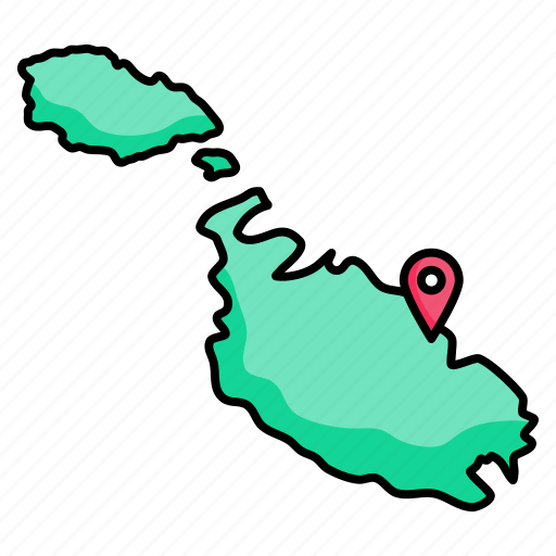 Malta, map icon - Download on Iconfinder on Iconfinder
