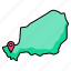 niger, map 