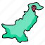 pakistan, map, world, country, geography, continent, world map, maps, nation 