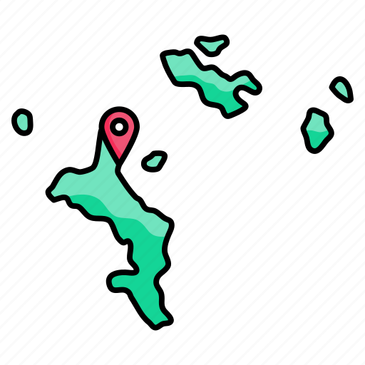 Seychelles, map icon - Download on Iconfinder on Iconfinder