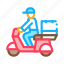 bicycle, courier, delivery, job, motorcycle, scooter, truck 