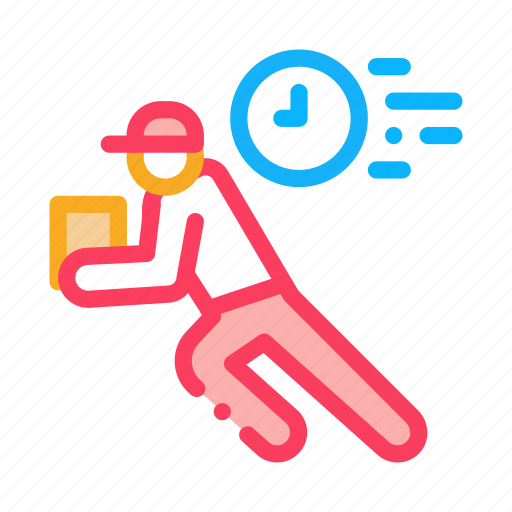 Bicycle, courier, delivery, express, job, scooter, truck icon - Download on Iconfinder