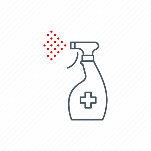 Disinfect, sanitizer, disinfectant, atomizer, spray bottle, sprayer icon - Download on Iconfinder