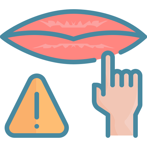 Avoid, do not, hand, mouth, touch icon - Free download