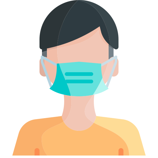 Face mask, human, hygiene, mask, person, wear icon - Free download