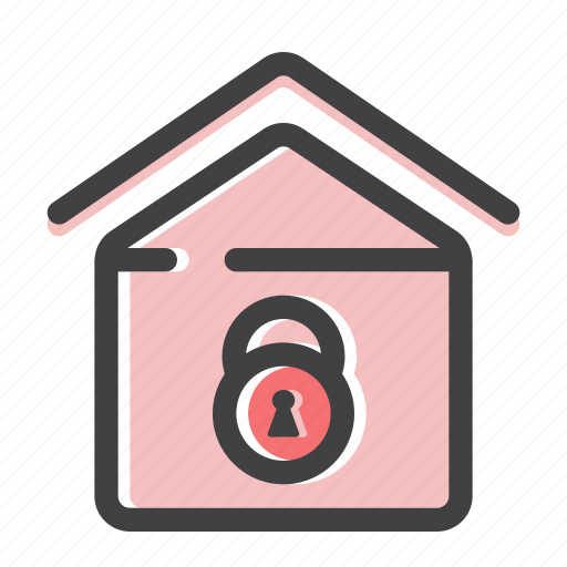 Home, lock, security, house, stay, protection, shield icon - Download on Iconfinder