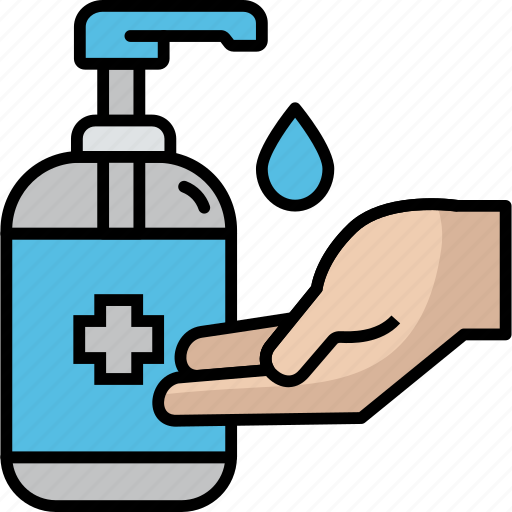 Disinfectant, spray, clean, bacteria, disease, hand, virus icon - Download on Iconfinder