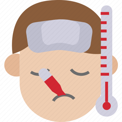 Fever, high, symptom, temperature, coronavirus, covid icon - Download on Iconfinder