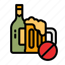 alcohol, no, tea, forbidden, prohibition