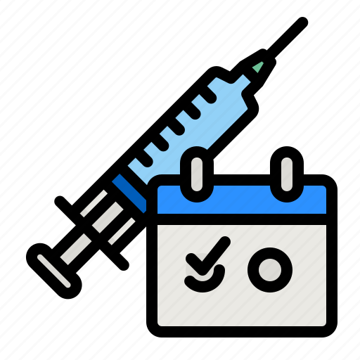 Vaccine, time, duration, injection, medicine icon - Download on Iconfinder