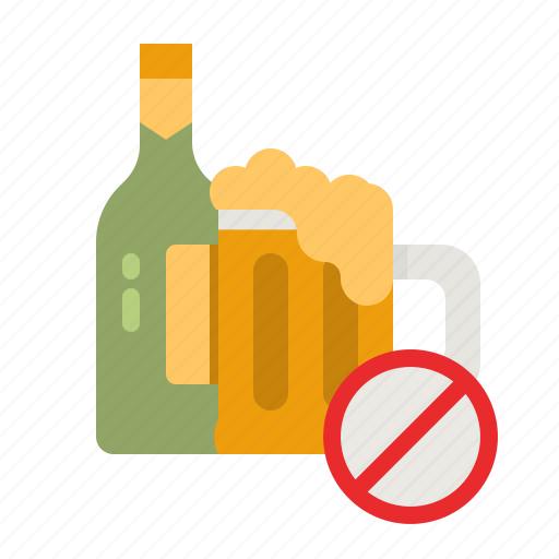 Alcohol, no, tea, forbidden, prohibition icon - Download on Iconfinder