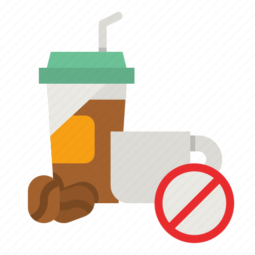 Caffeine, no, coffee, seed, bean icon - Download on Iconfinder