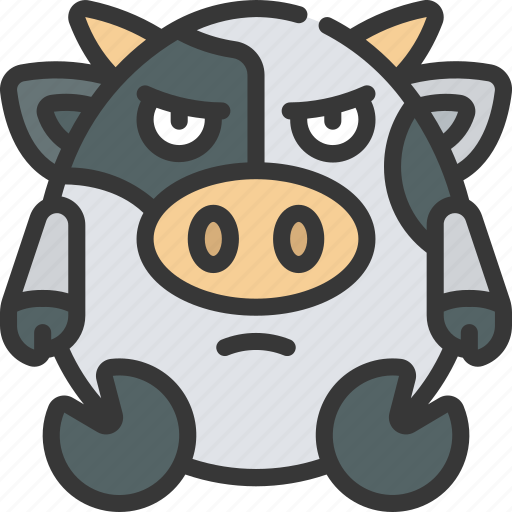 Angry, emote, emoticon, animal, cute, anger icon - Download on Iconfinder