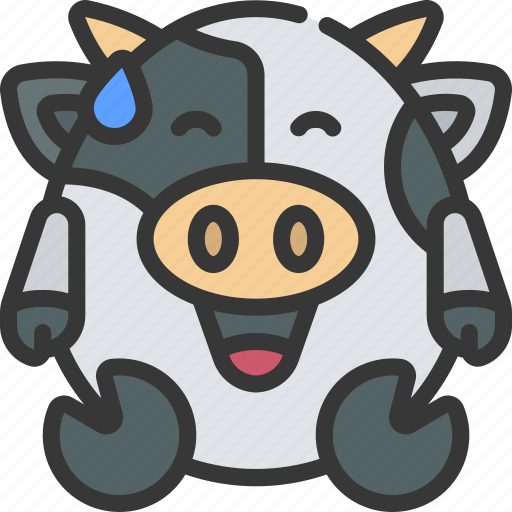 Awkward, laugh, emote, emoticon, animal, cute icon - Download on Iconfinder