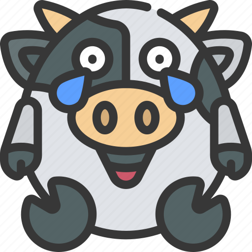 Crying, laughing, emote, emoticon, animal, cute icon - Download on Iconfinder