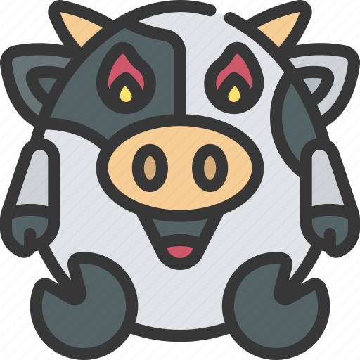 Fire, eyes, emote, emoticon, animal, cute icon - Download on Iconfinder