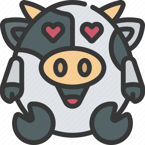 Heart, eyes, emote, emoticon, animal, cute icon - Download on Iconfinder