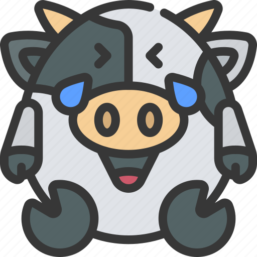 Laughing, emote, emoticon, animal, cute, laugh icon - Download on Iconfinder