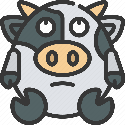 Rolled, eyes, emote, emoticon, animal, cute icon - Download on Iconfinder