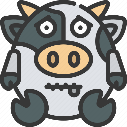 Zipped, shut, mouth, emote, emoticon, animal, cute icon - Download on Iconfinder