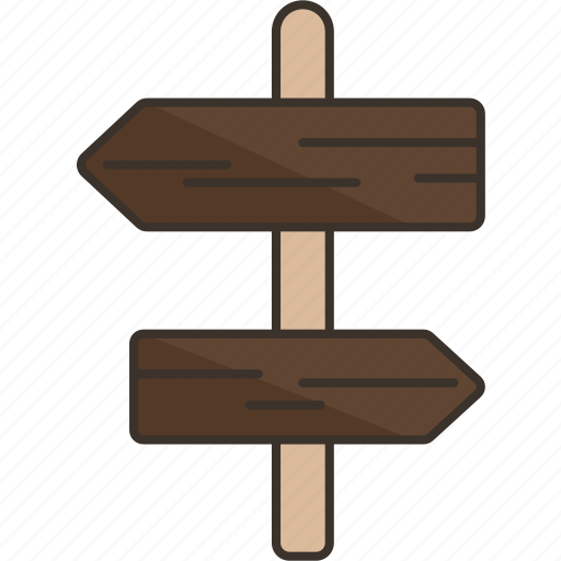 Signpost, direction, intersection, guide, travel icon - Download on Iconfinder