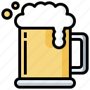 beer, drink, food, mug, pint