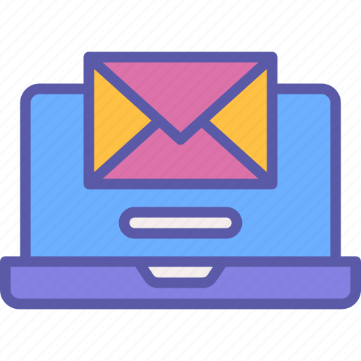 Email, laptop, envelope, message, mail icon - Download on Iconfinder