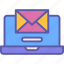 email, laptop, envelope, message, mail 