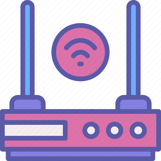 Router, computer, network, wireless, connection icon - Download on Iconfinder