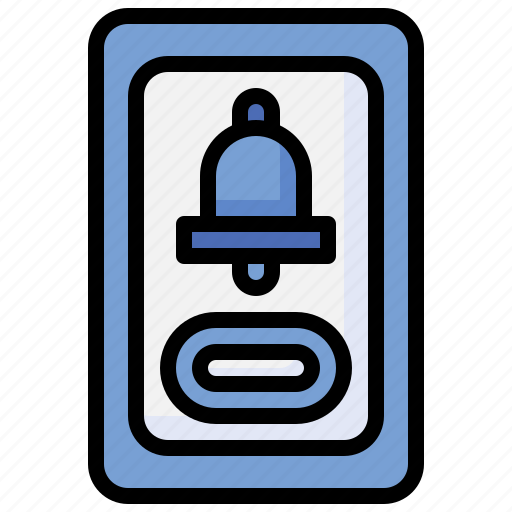 Bell, hotel, miscellaneous, reception, ring icon - Download on Iconfinder
