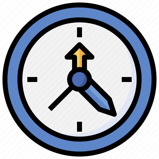 Clock, time, date, tools, outlined icon - Download on Iconfinder