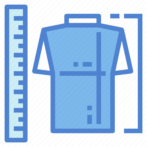 Design, measure, ruler, shirt icon - Download on Iconfinder