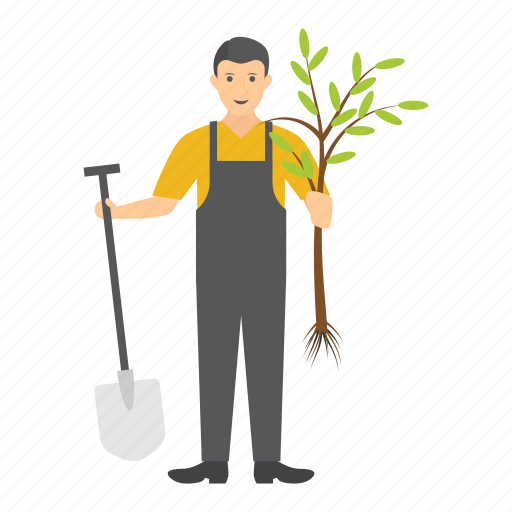 Florist, gardener, occupation, horticulturist, nurseryman, plant icon - Download on Iconfinder