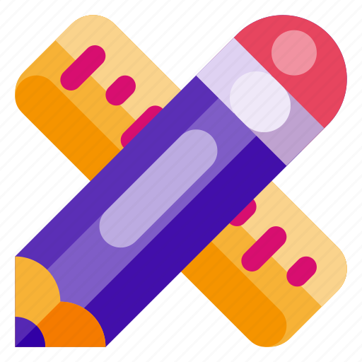 Art, creative, education, idea, pencil, ruler, science icon - Download on Iconfinder