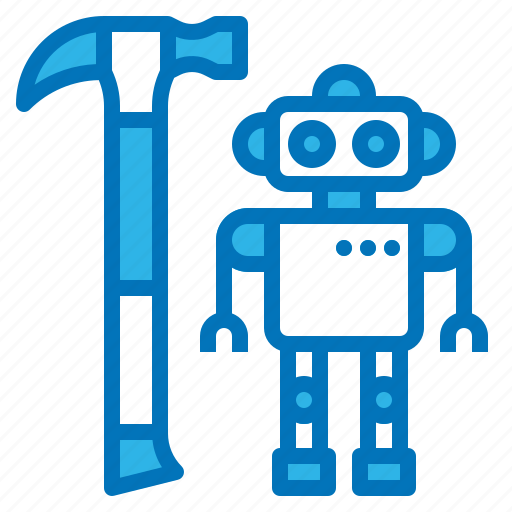 Creative, hammer, invention, robot icon - Download on Iconfinder