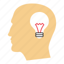 bulb, concept, creative, idea, illuminate, think, thinking