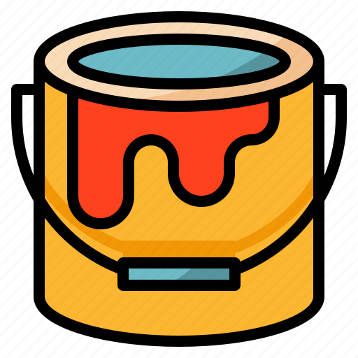 Bucket, color, creative, paint icon - Download on Iconfinder