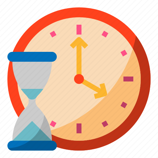 Clock, creative, deadline, hourglass, time icon - Download on Iconfinder