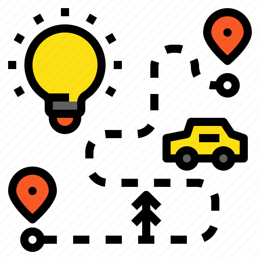 Blub, idea, plan, road icon - Download on Iconfinder