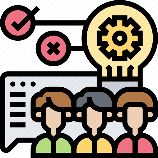 Discussion, teamwork, group, meeting, brainstorming icon - Download on Iconfinder