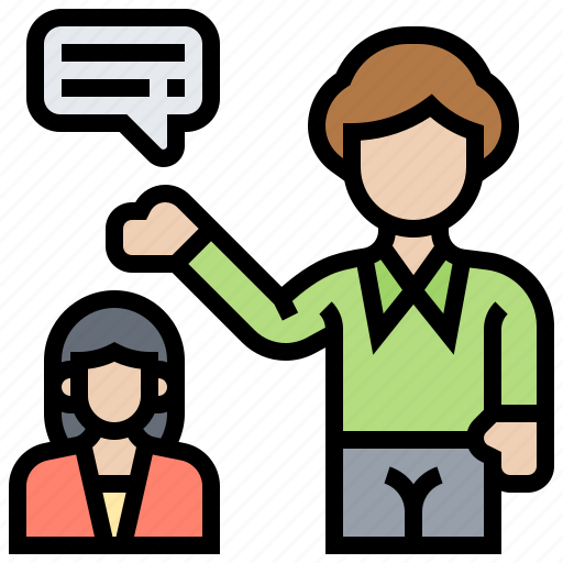 Consult, facilitator, meeting, mentor, training icon - Download on Iconfinder