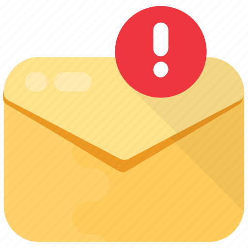 Email alert, email error, email notification, inbox, spam email icon - Download on Iconfinder