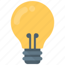 bulb, idea, incandescent, lamp, light bulb 