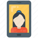 live call, mobile communication, online communication, video call, video message 