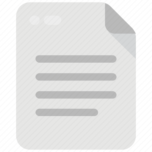 Document, letter, paper, sheet, text file icon - Download on Iconfinder