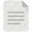 document, letter, paper, sheet, text file 