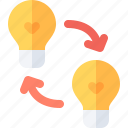 innovation, idea, creativity, bulb, arrow