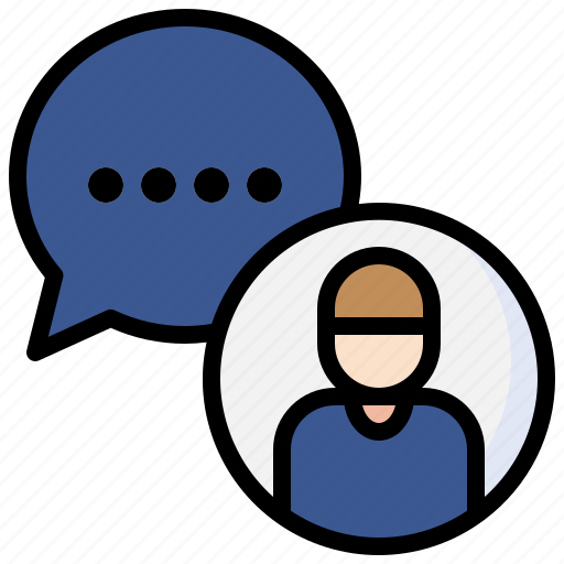 Chatting, users, conversation, communications, speech, bubble icon - Download on Iconfinder